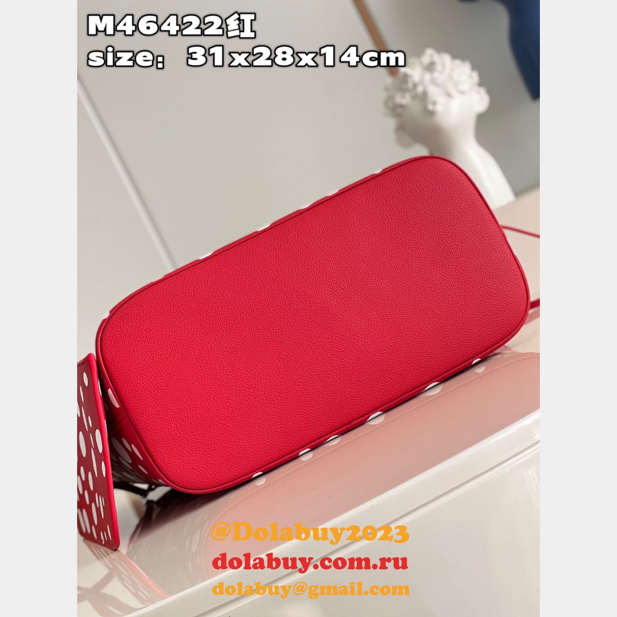 Louis Vuitton LVS x YK M46422/M46390 Neverfull Replica Monogram Empreinte Leather