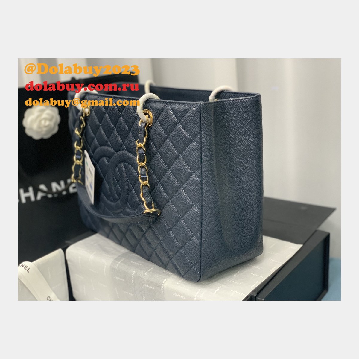 Best classic CC 50995 shopping bag CAVIAR leather