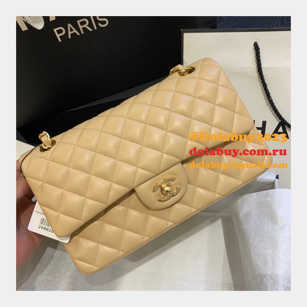 High Quality Replica Lambskin CF1112 Bags 25CM For Sale