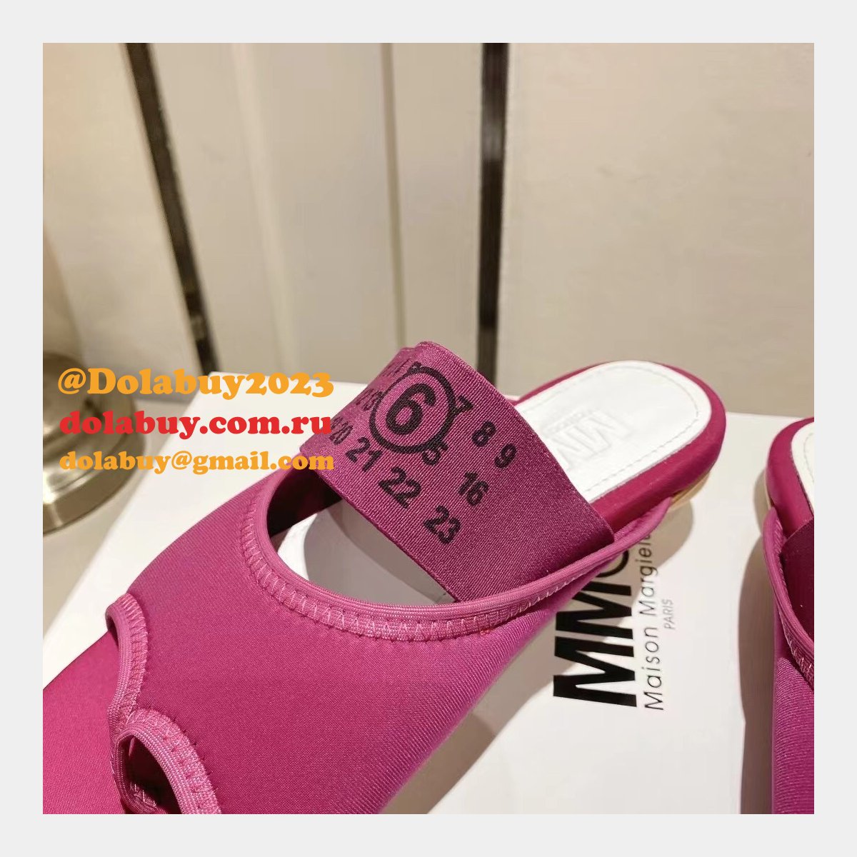 Replica Maison Margiela Knockoff MM6 Flip Flops Shoes