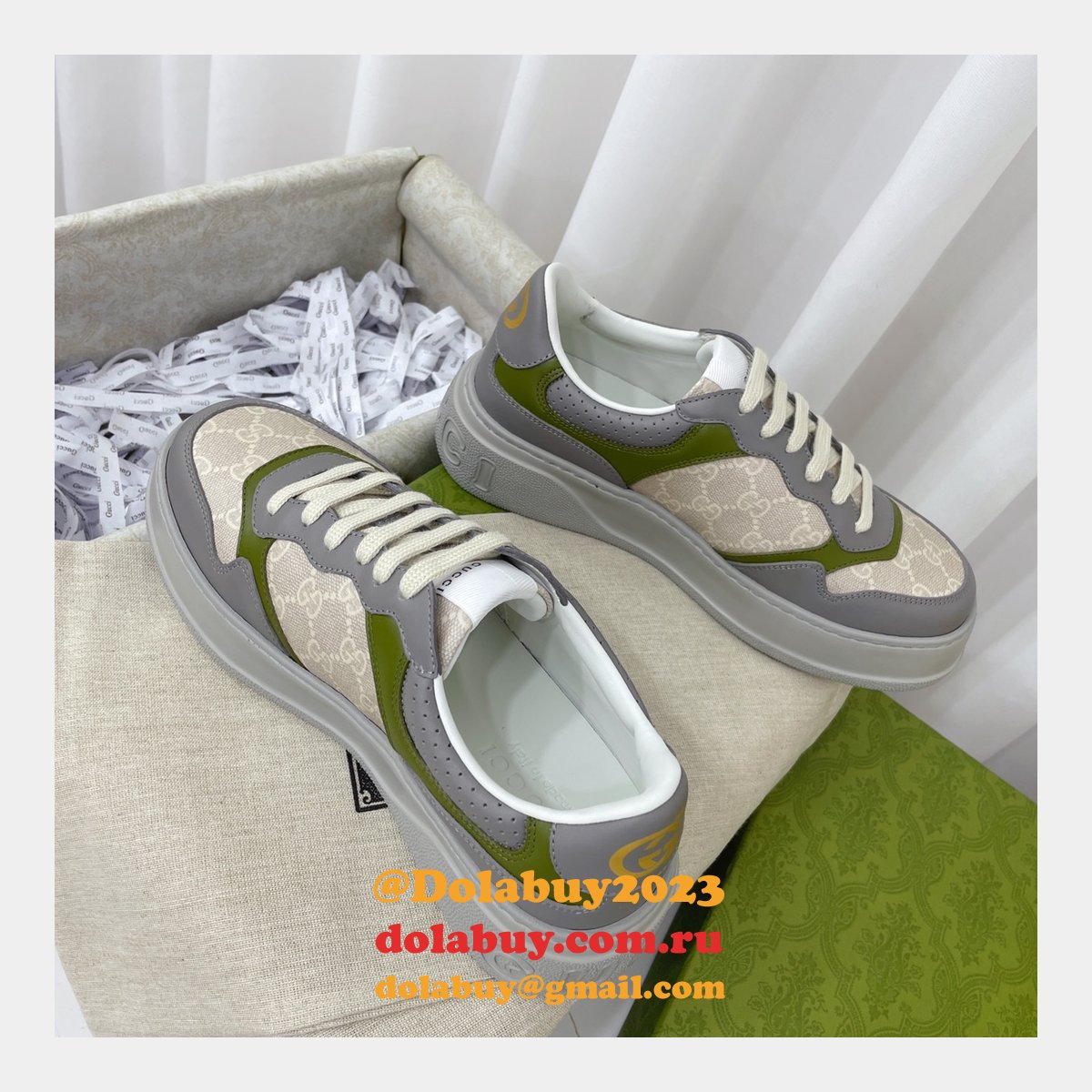 buy cheap designer replica gg couple platform G*u*i shoes