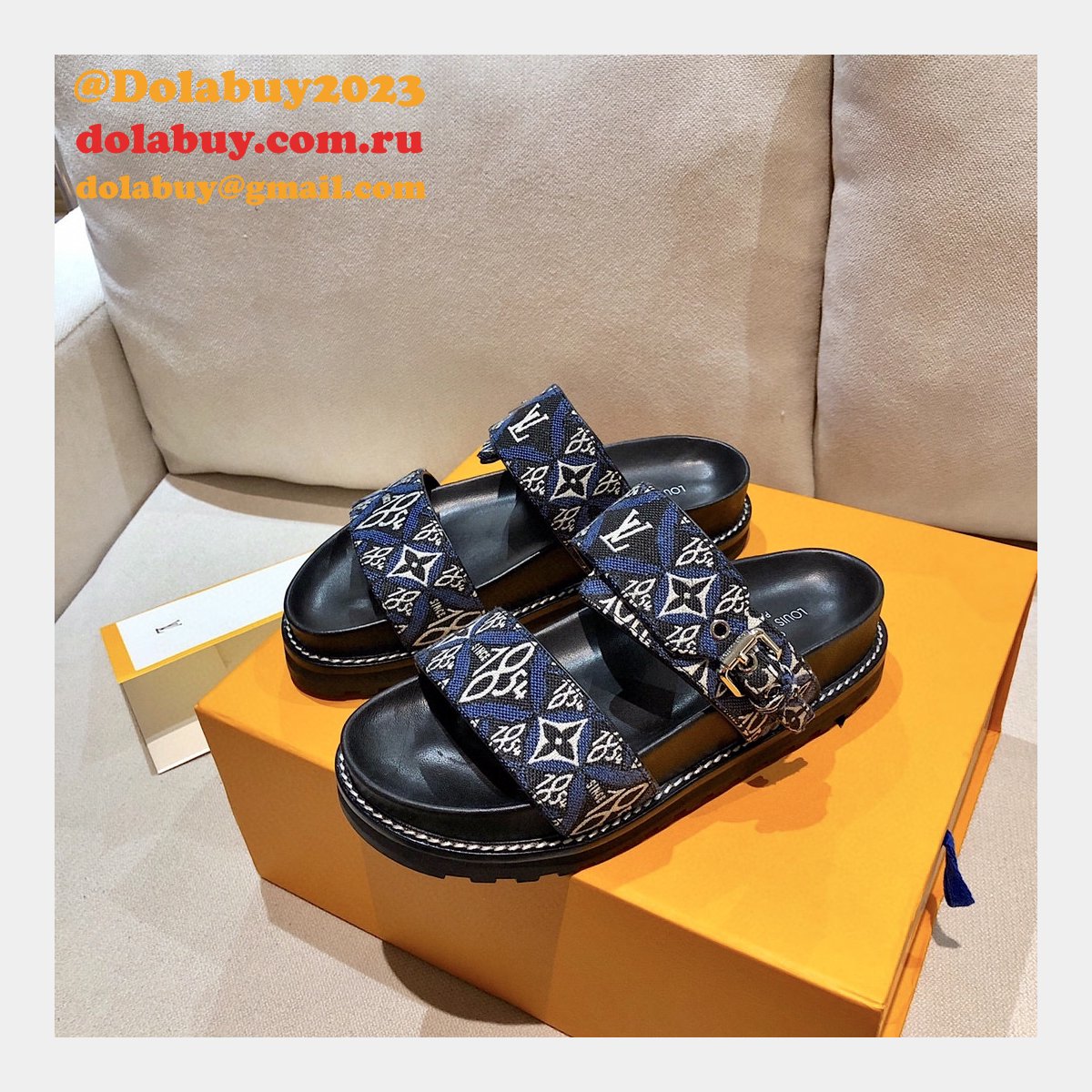 Louis Vuitton replica slippers shoes Every Designer