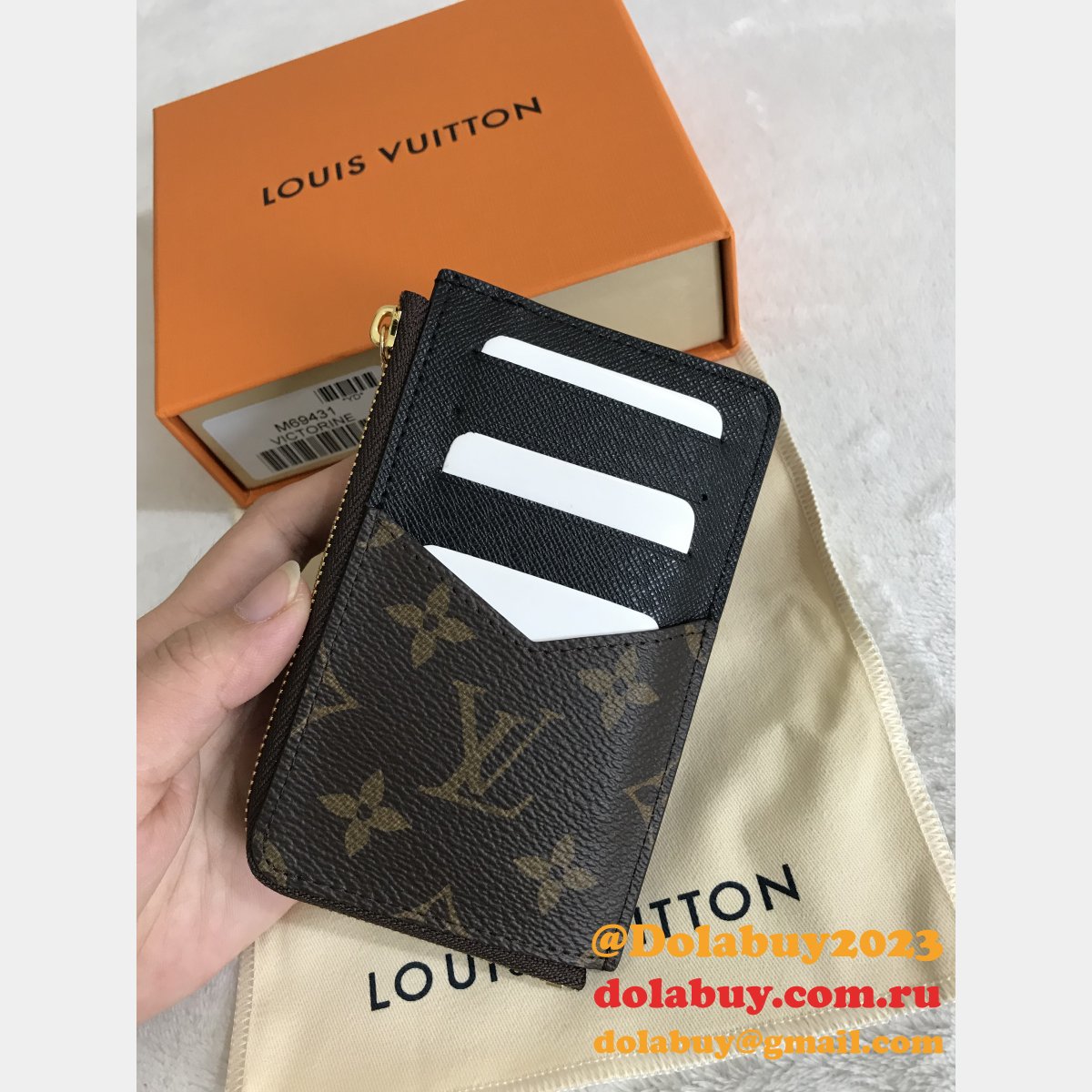 Wholesale Louis Vuitton Card Holder Recto Verso Wallet Pockets M69431