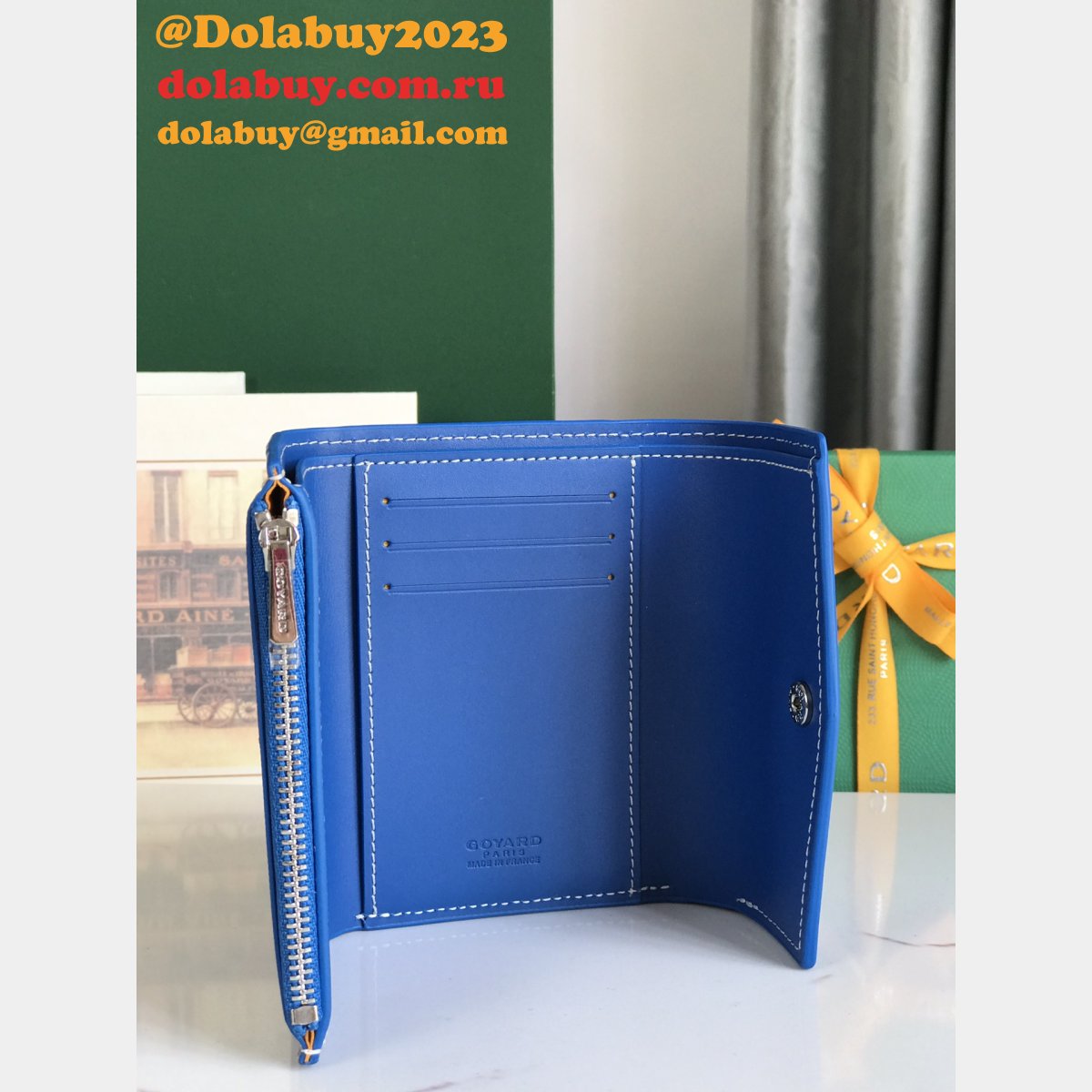 Top Quality Goyardine Saint-Gabriel wallet