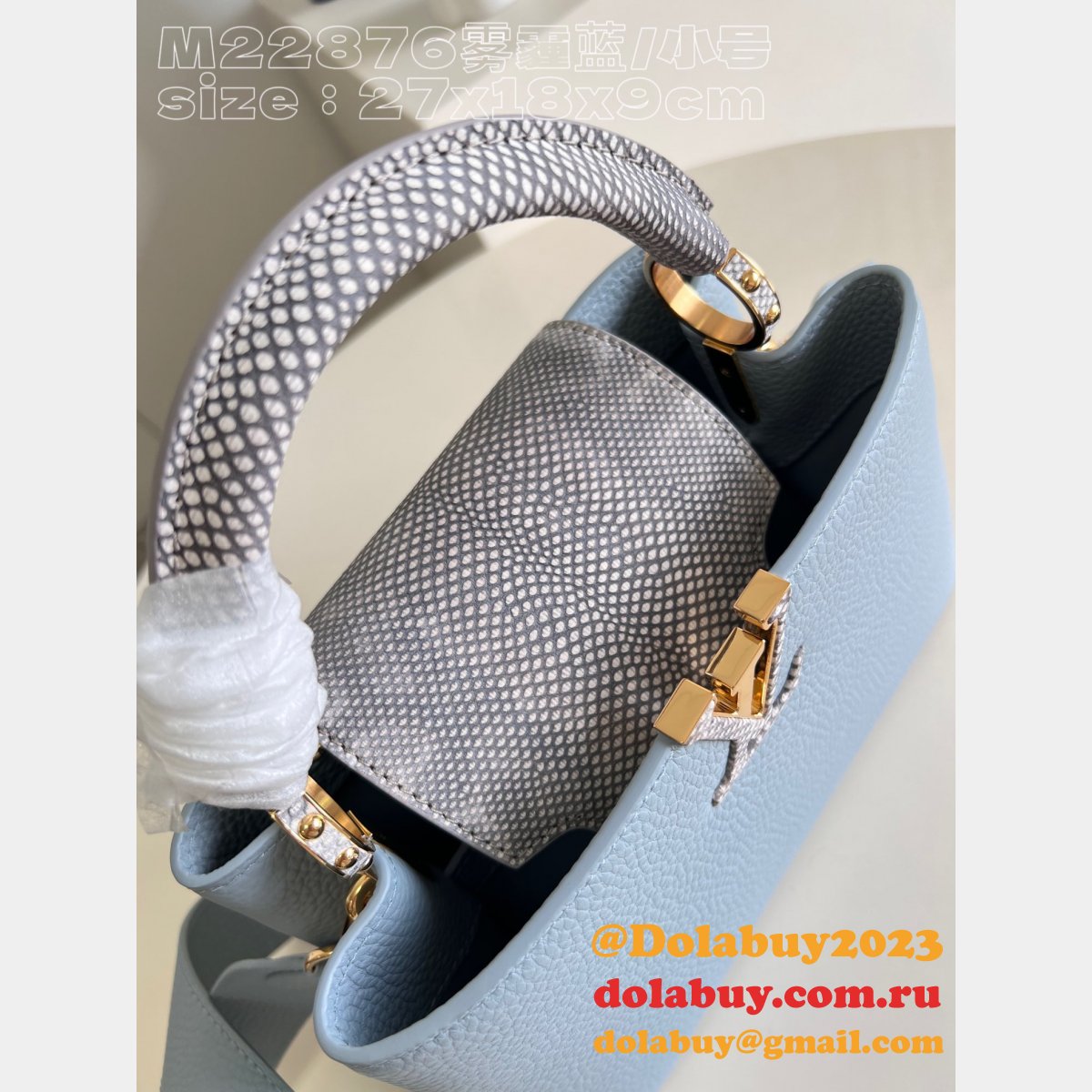 Capucines Replica Louis Vuitton Designer Discreet Best M22876 Bag