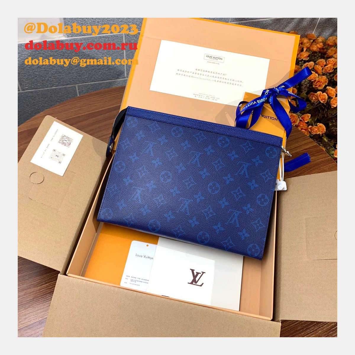 Louis Vuitton M69535 Luxury Pochette Voyage MM G66 China Replica