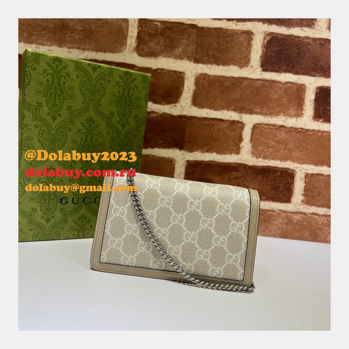 Gucci Replica Ladies 476432 Dionysus Leather Super Perfect Bag