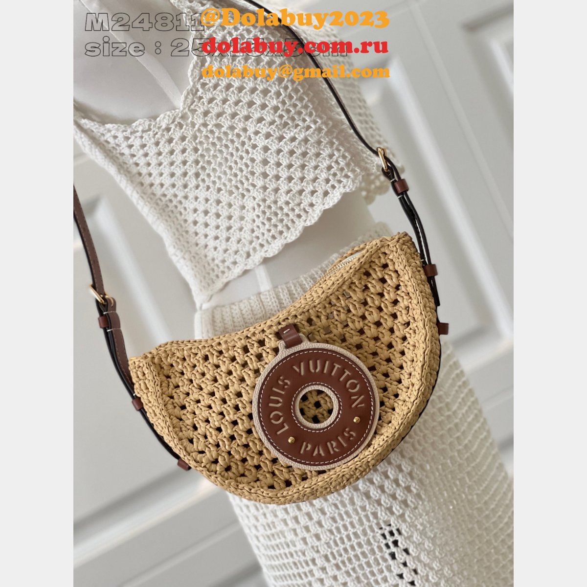 Croissant UK Luxury M24811 Louis Vuitton Inspired Bag