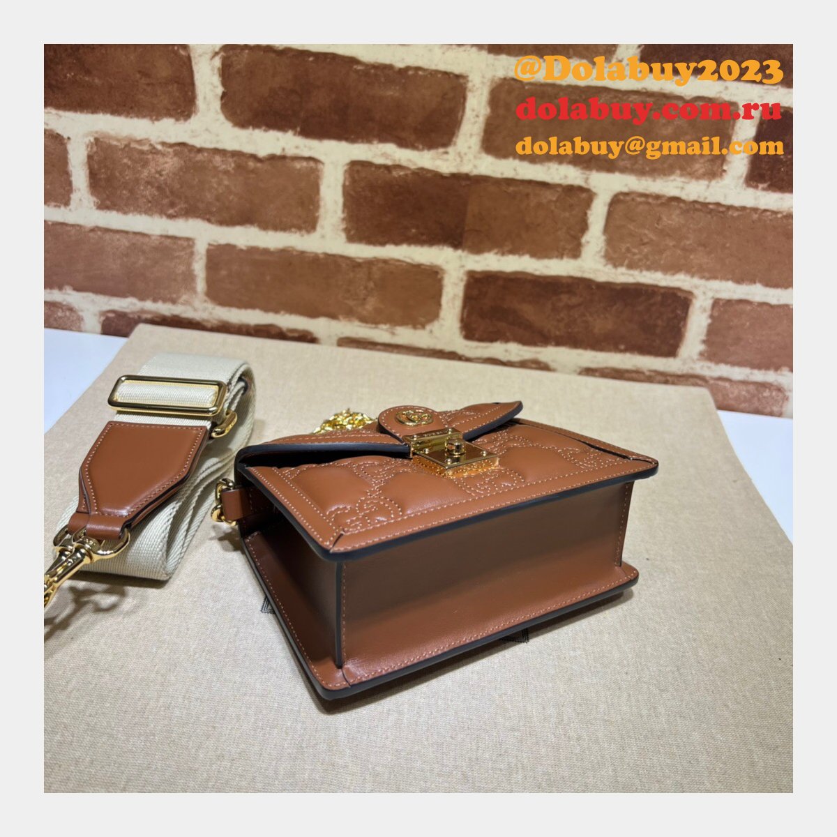 Gucci Fashion GG matelassé 724499 top handle Replica bag