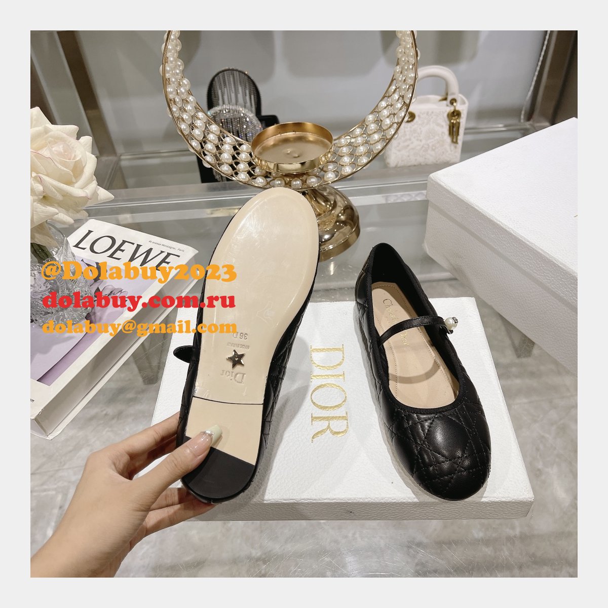 Top Quality Wholesale DIOR ballet flats