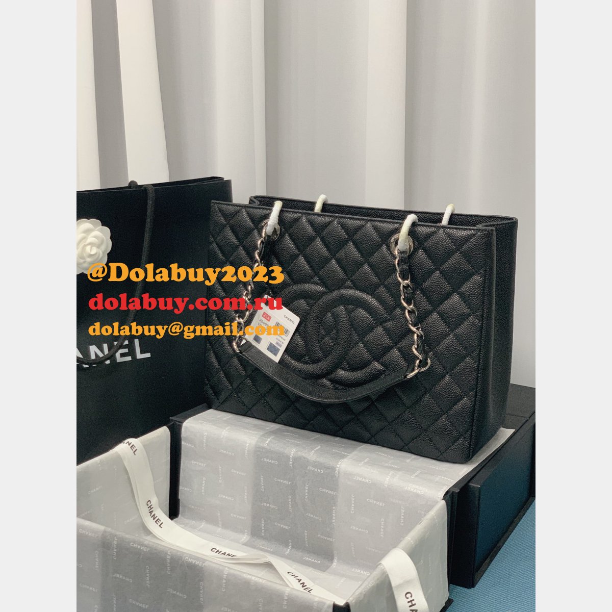 Best classic CC 50995 shopping bag CAVIAR leather