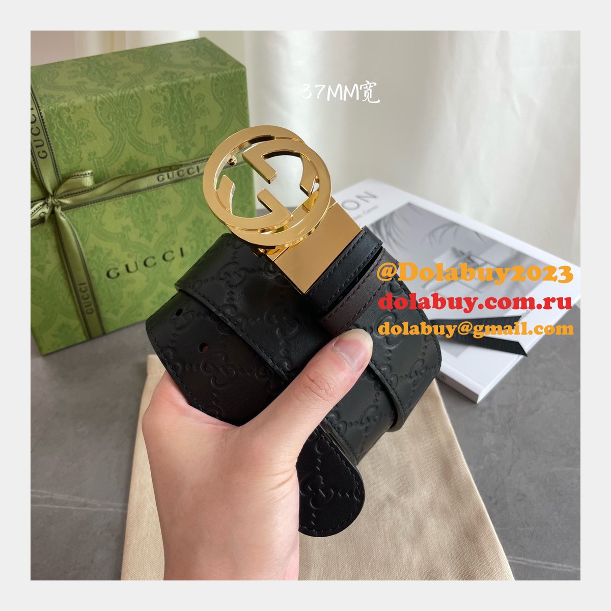Replica Gucci Belts 3.7CM High Quality Perfect Dolabuy