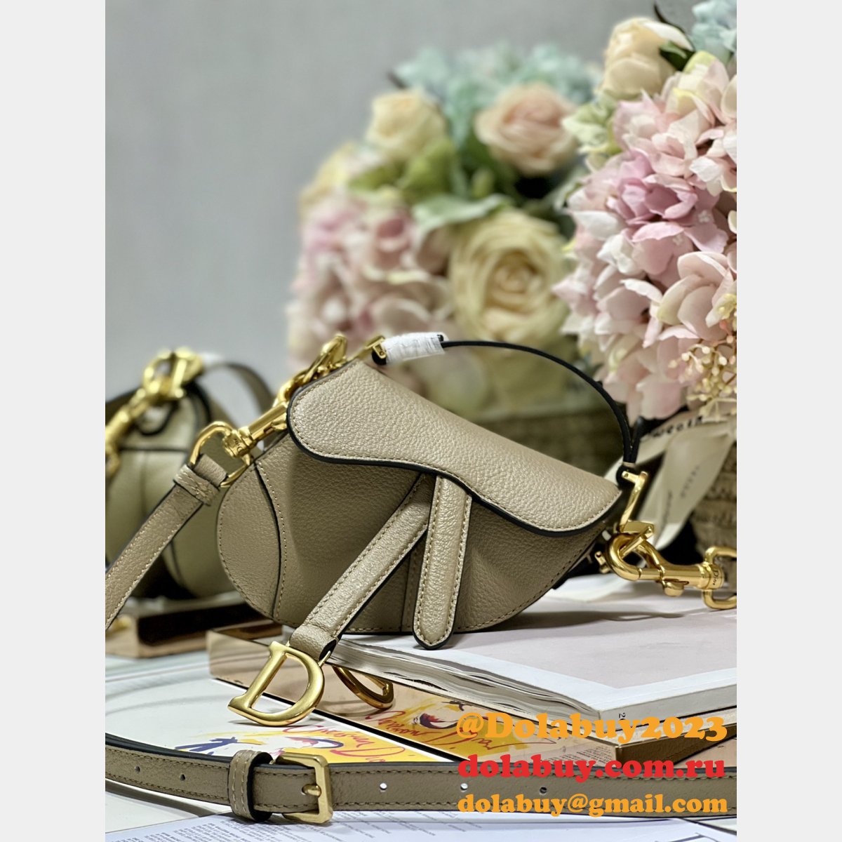 Where to Buy Dior 3067 Maria Grazia Chiuri Saddle Fake Bag Online mini