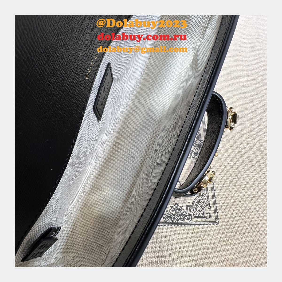 Replica Gucci Horsebit 1955 Shoulder Chain 735178 Designer Bag