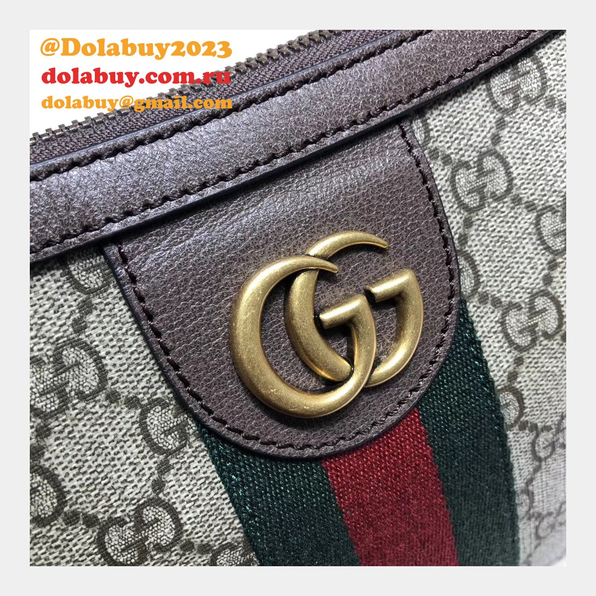 fake G*u*i high quality beige ophidia gg small shoulder 598125 bag