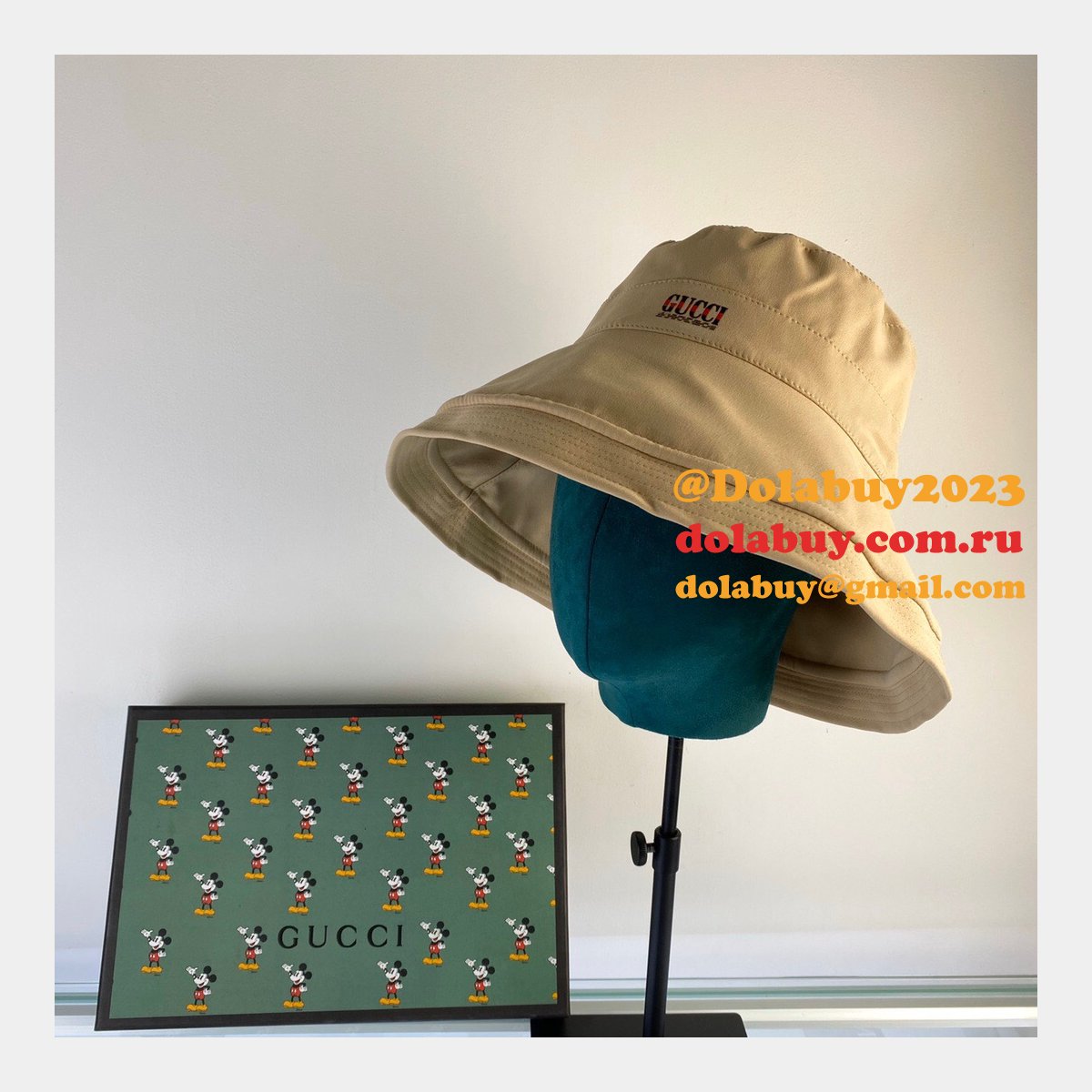Luxury Gucci Foldable Simple fisherman hat