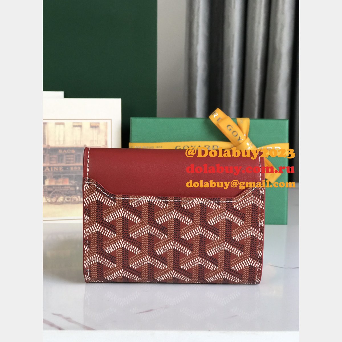 Top Quality Goyardine Saint-Gabriel wallet