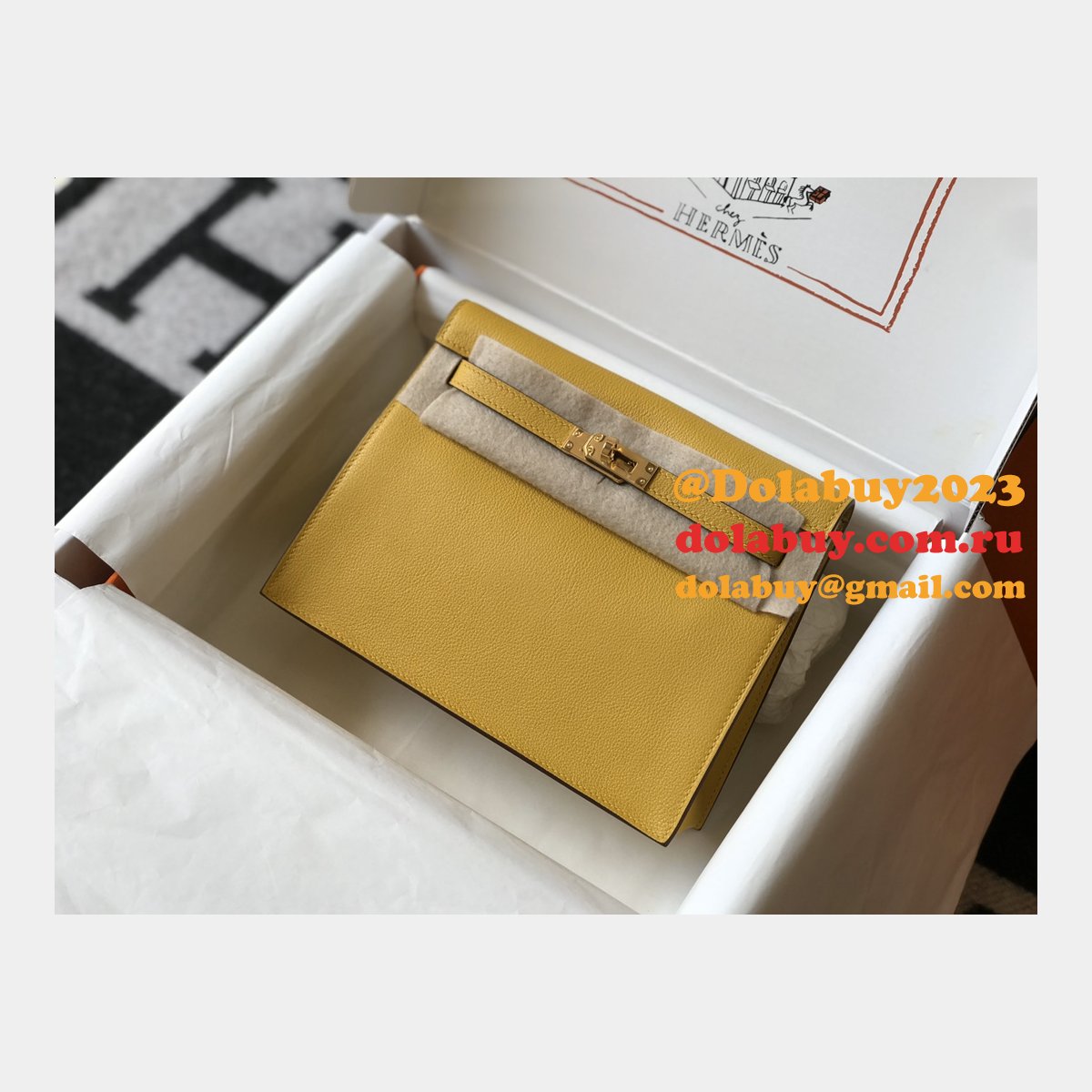 7 Star HERMES KELLY DANSE Customize BAG FOR SALE