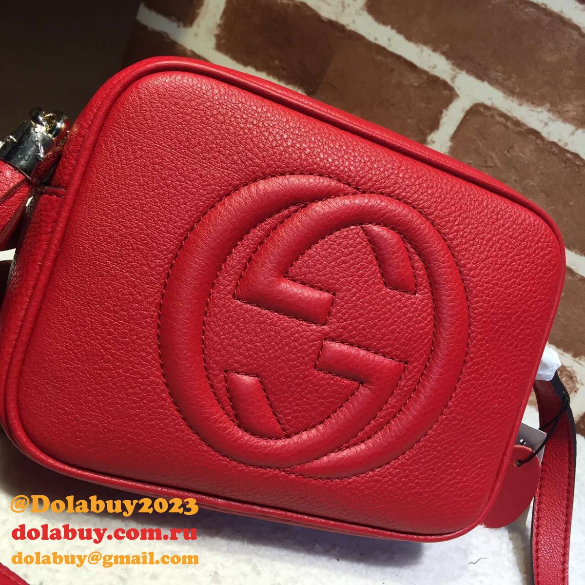 aaa+ G*u*i replicas soho small leather disco 308364 bag