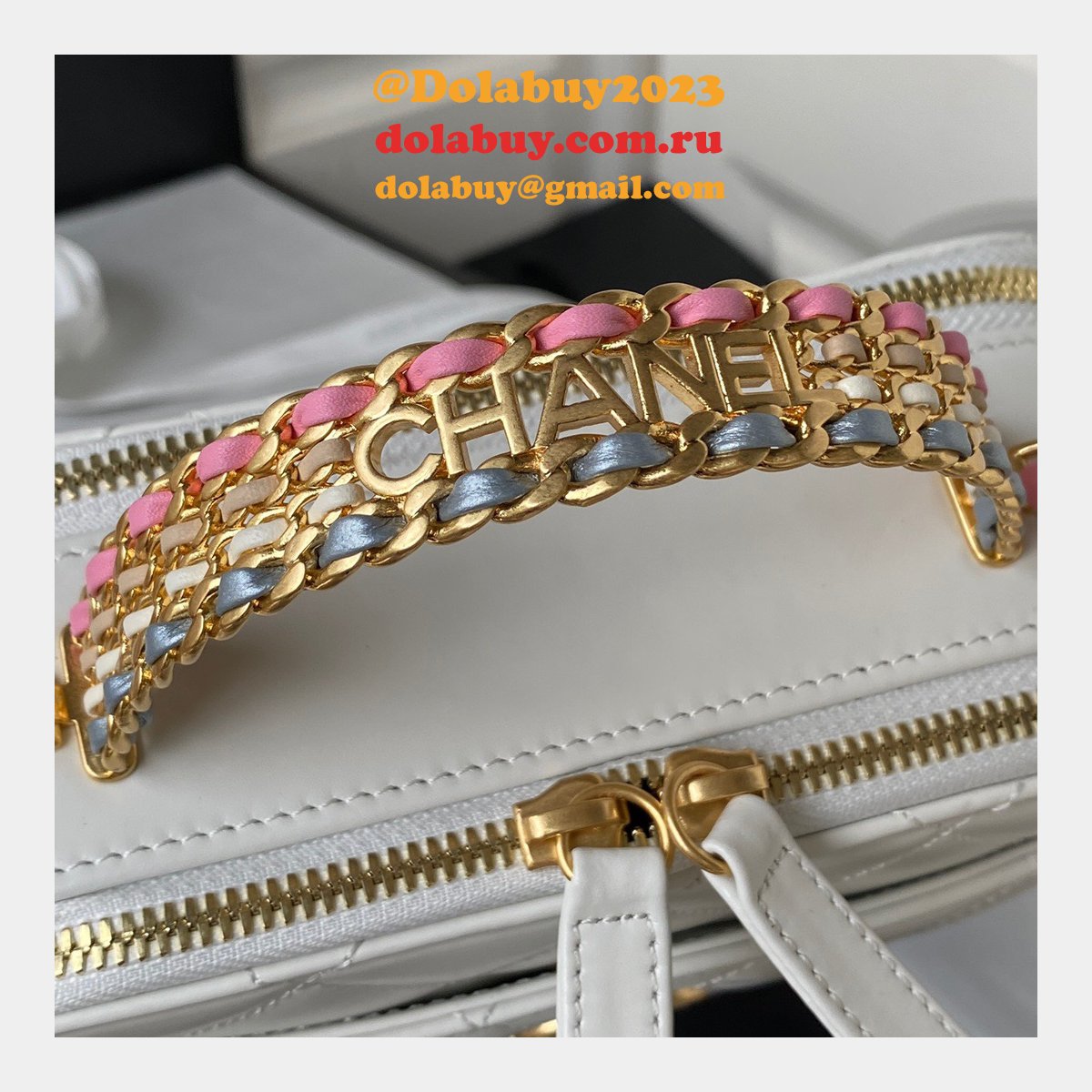 Knockoff 7 Star Vanity Case Shiny AS3899 Top Bag