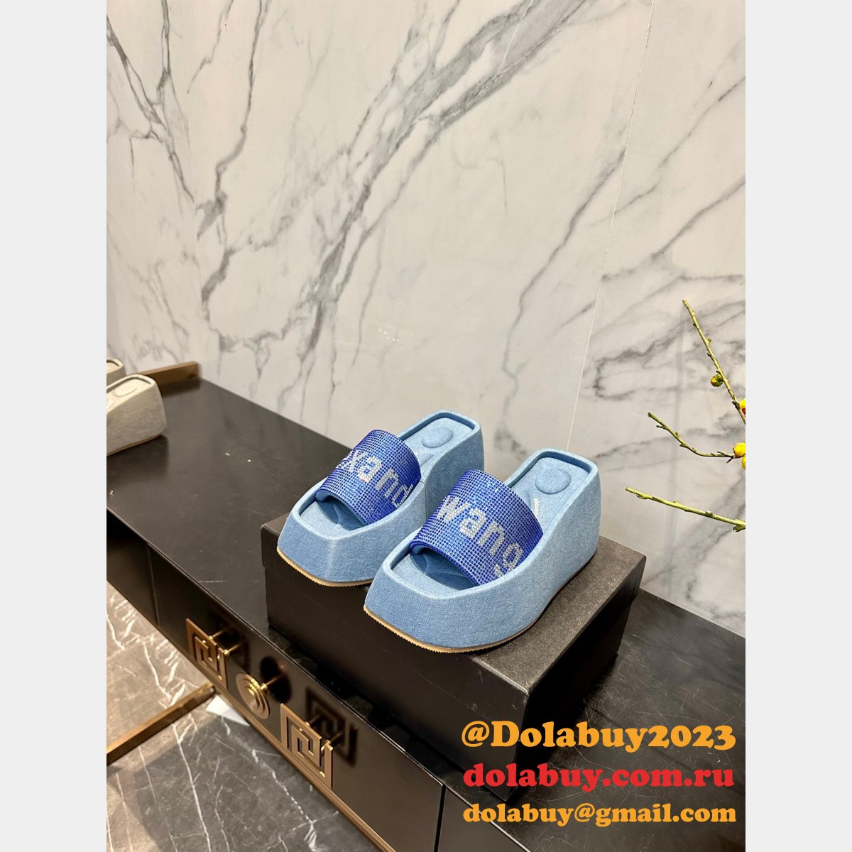 Replica High Quality Alexander Wang Loguo Shoes