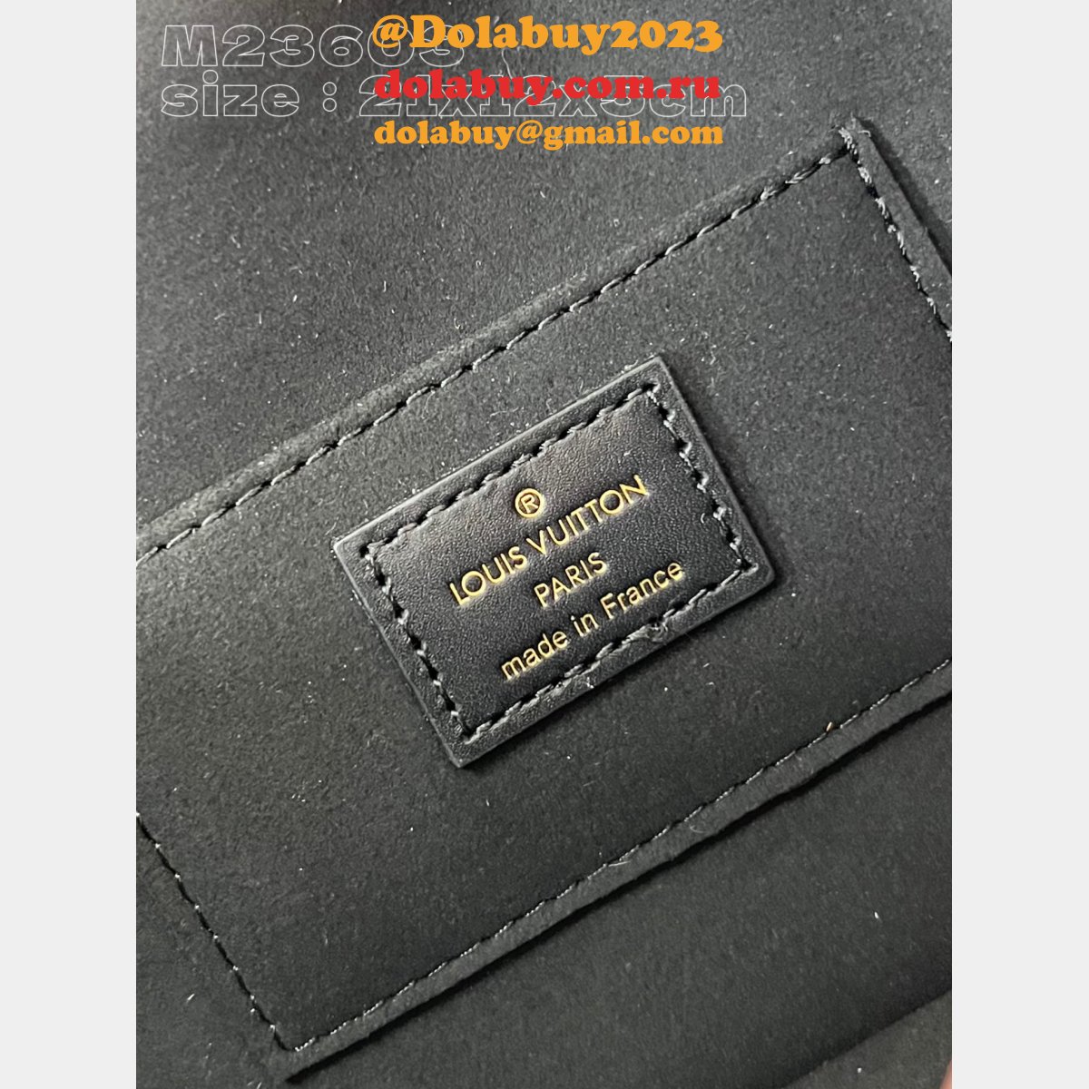 Dauphine East West Epi Shop Black M23603 Louis Vuitton Replica Handbags