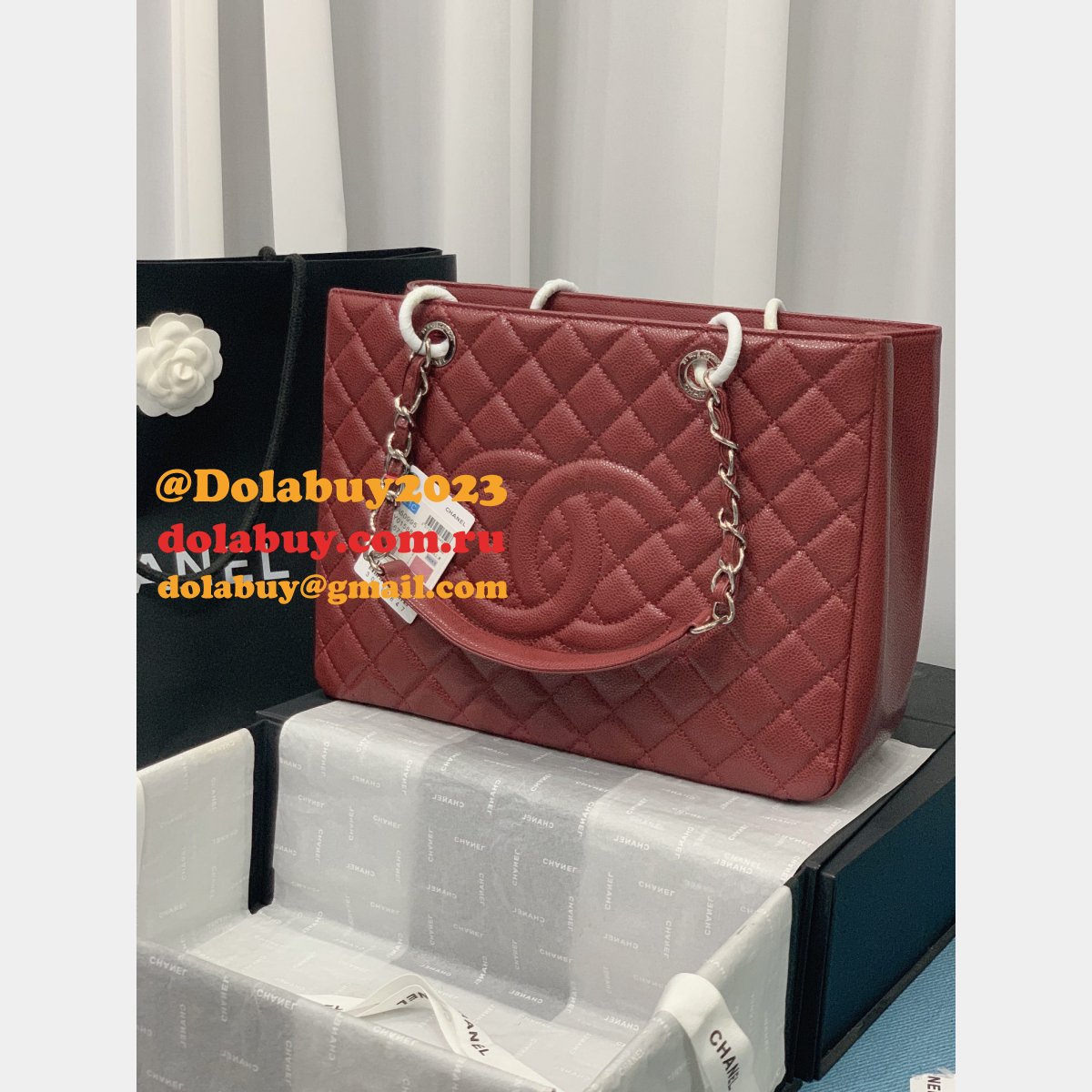 Best classic CC 50995 shopping bag CAVIAR leather