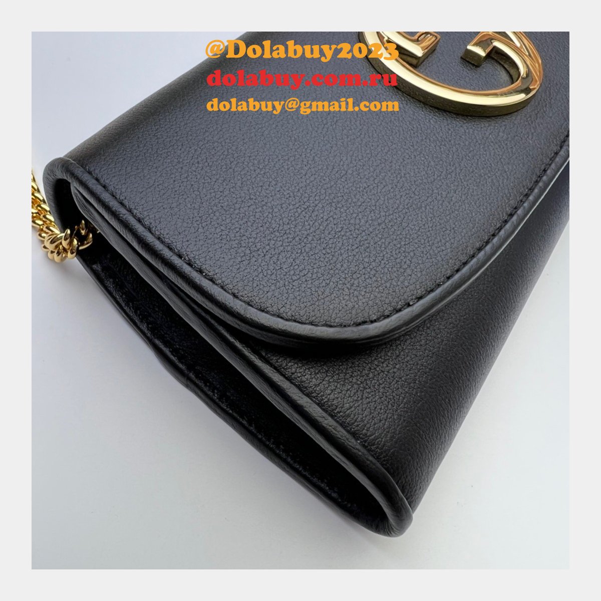 G*u*i replica clutches blondie 725215 continental chain wallet