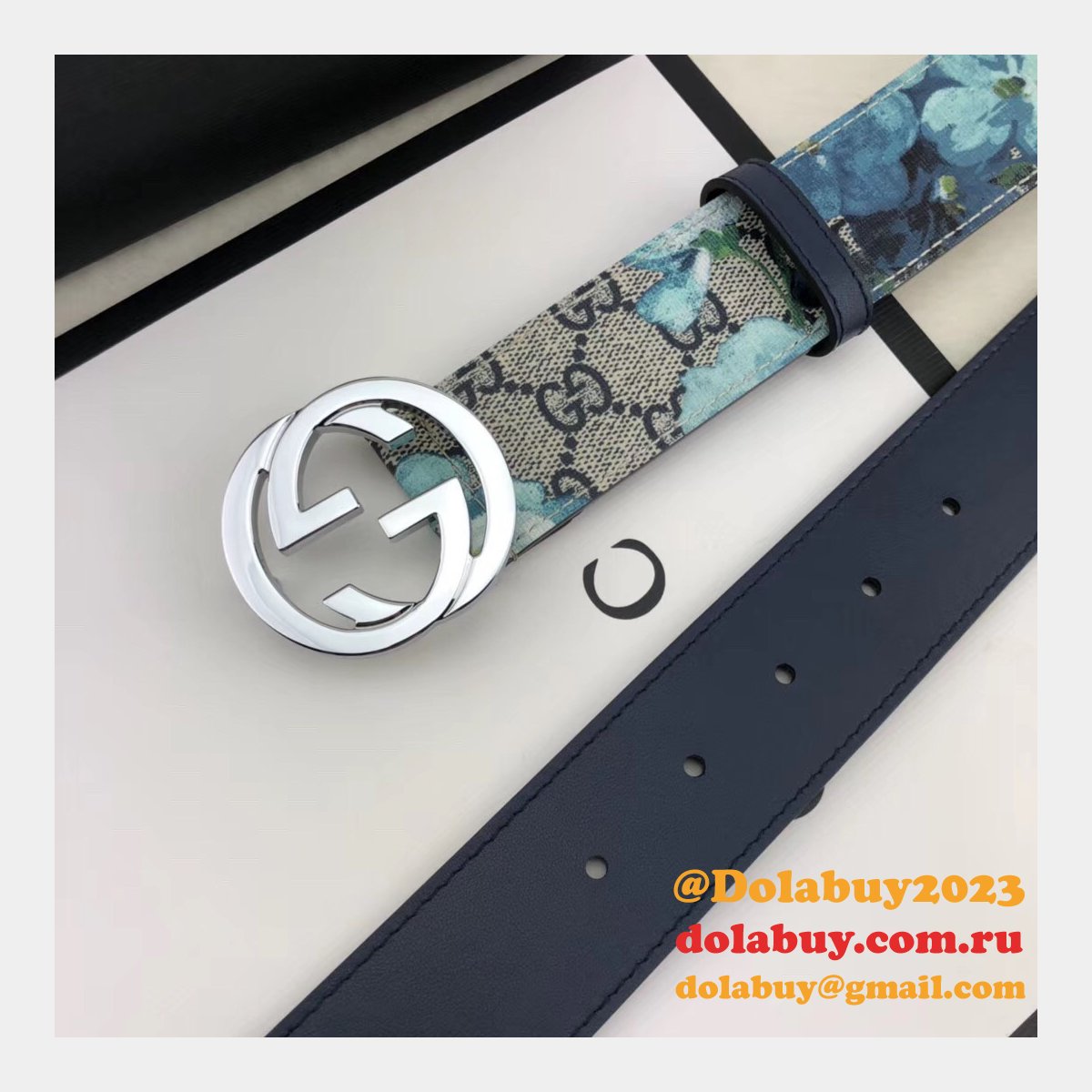 G*u*i belt with double g buckle 38mm-1 top quality