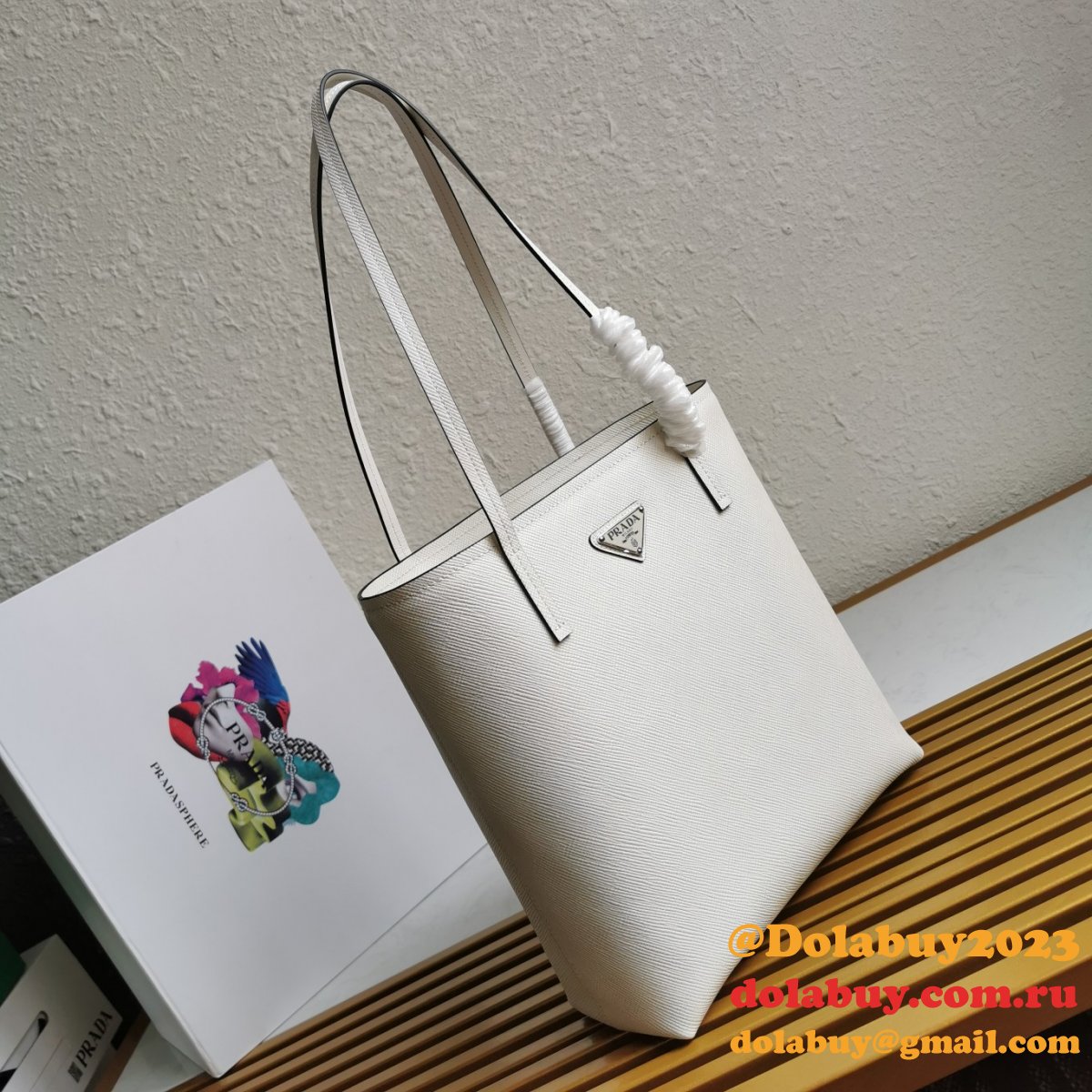 Replica Prada Best Small Saffiano Leather Tote 1BG342 Bag