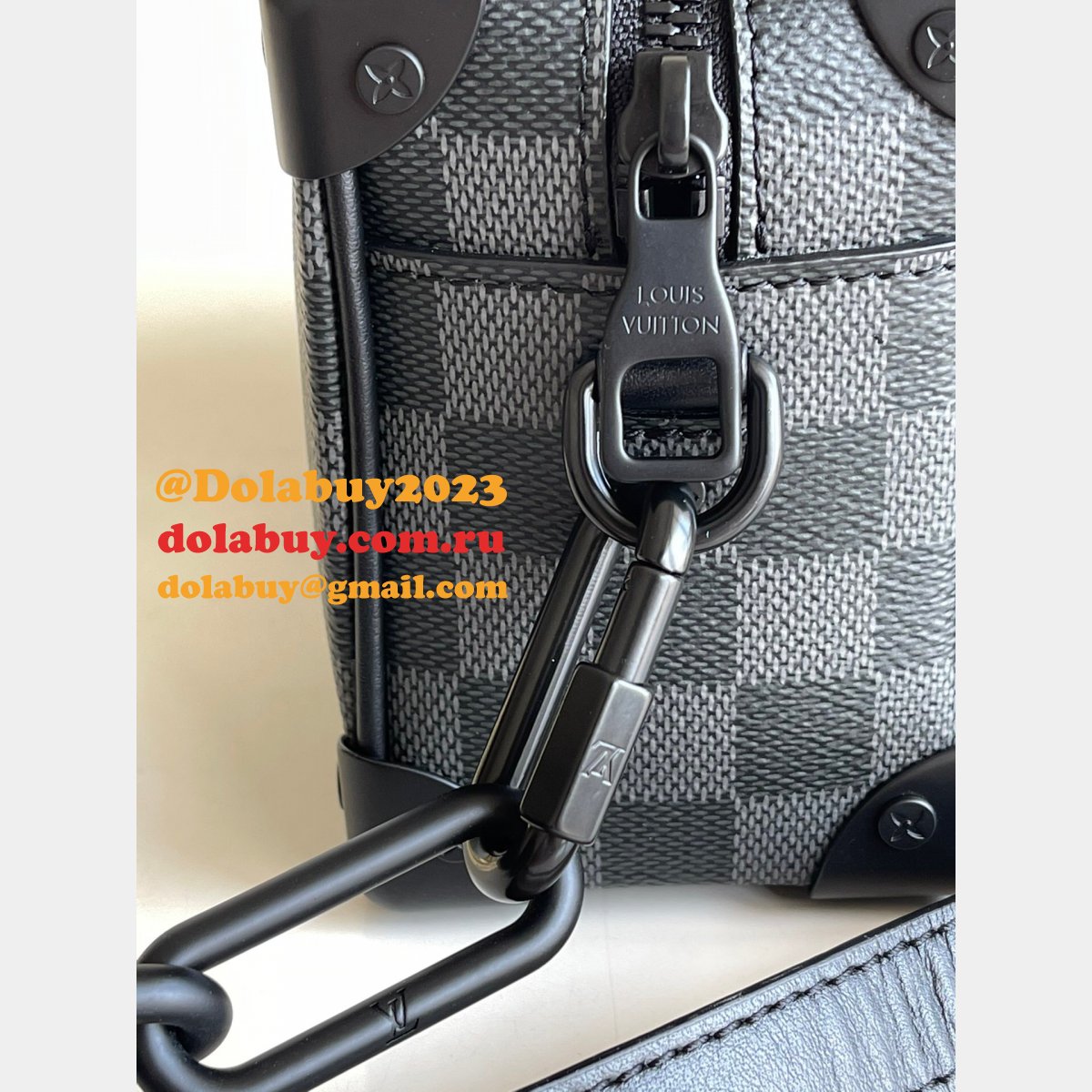 AAA Replica Louis Vuitton M44480 Bags Soft Trunk Monogram Eclipse Canvas