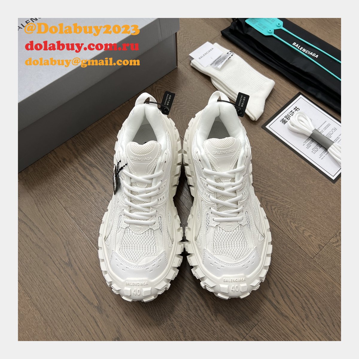 Replica Balenciaga Duplicate Defender Extended-sole Sneakers