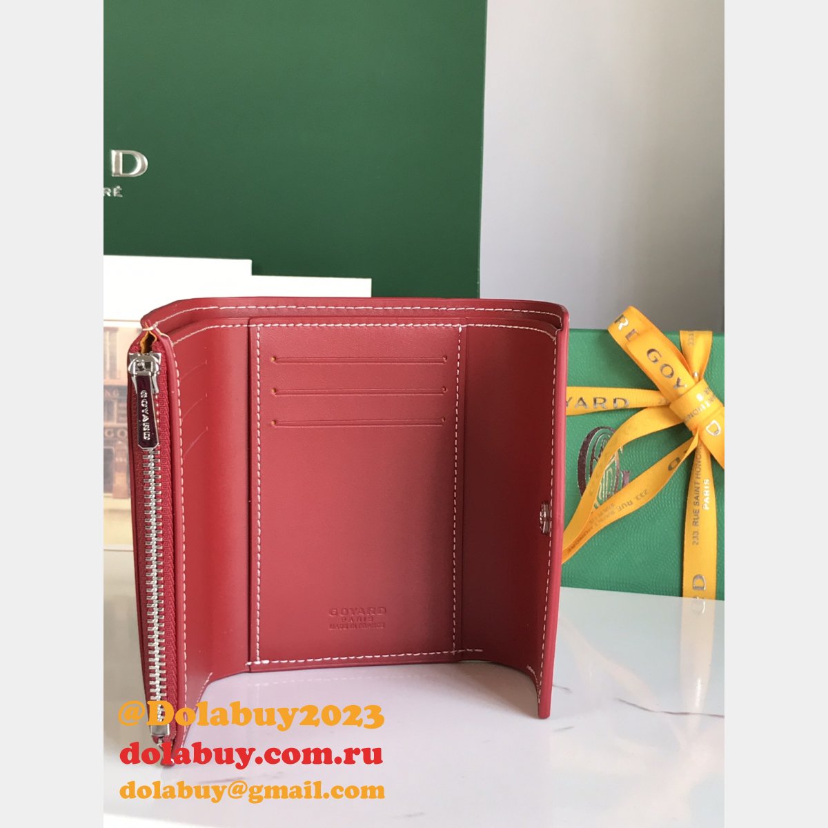 Top Quality Goyardine Saint-Gabriel wallet