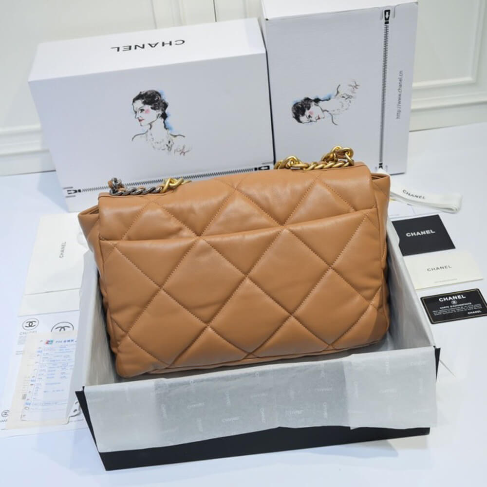 Ch*el 19 maxi handbag